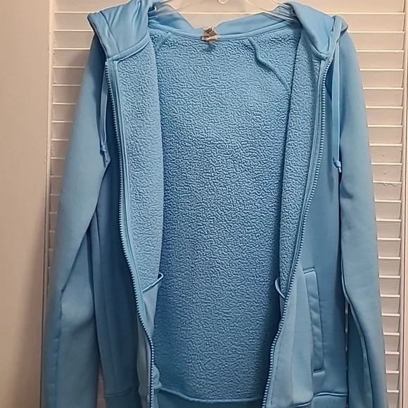 Under Armour Storm Cold Gear Jacket Large Fleece Lined Zip Up - Picture 3 of 4